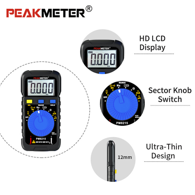 Mini Pocket Digital Multimeter 600V Spanning 40MOhm weerstand 4000 tellen 1,5V Batterij Tester