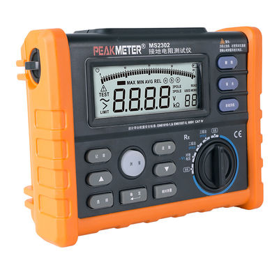 Handheld aardweerstandstester meetinstrument voor inspectie en probleemoplossing van elektrisch aardingssysteem