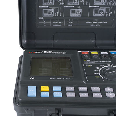 Draagbare grondweerstandstester Grote geheugencapaciteit Snelle gegevens Ideaal voor veldingenieurs en elektrotechnici