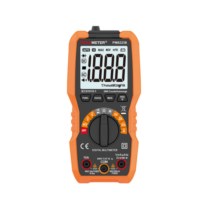 Max-waardefunctie Auto Range Digital Multimeter 600V Voltmeter 20MOhm weerstandsmeting elektrische meter