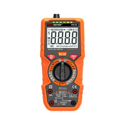 Professionele elektrische Digitale Multimeter temperatuurmeter Echte RMS voltmeter