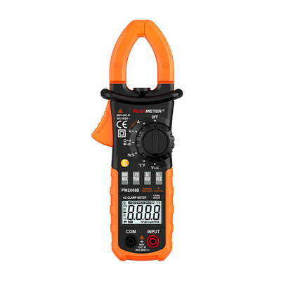 AC digitale CLamp meter met Ammeter, Voltmeter, Ohmmeter en achterlicht stroommeting