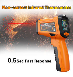 De snelle niet van de het Contact Lage Batterij van de Reactie Handbediende Infrarode Thermometer Aanwijzing