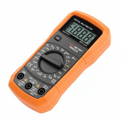 Compacte handheld digitale multimeter met 600V AC/DC-spanning en 10A DC-stroommeting