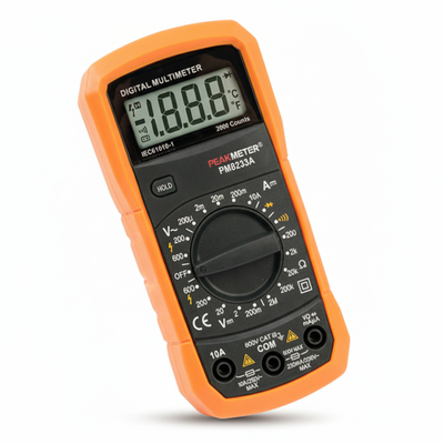 Approx. 110 g handheld digitale multimeter gegevenshoudfunctie en PTC-beschermingscircuit voor weerstand